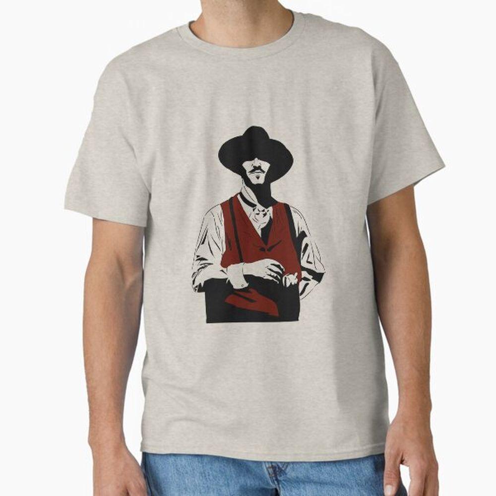 Doc Holliday Tombstone Hollywood Western Tshirt Doc Holliday Tombstone Hollywood Western Tshirt